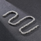 6mm Hip Hop Titanium Steel Men's Bracelet Stainless Steel Chain