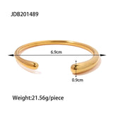 Uworld 316L Geometric Stainless Steel Cuff Bracelet Bangle