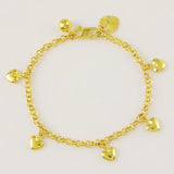 24K Filled Mens Bracelet Wholesale Pure Jewelry for Party Wedding