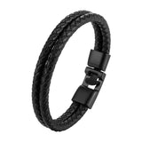 Vintage Leather Bracelet Multilayer Cuff Wristband
