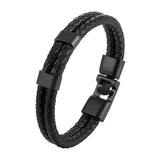Vintage Leather Bracelet Multilayer Cuff Wristband