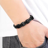 Vintage Leather Bracelet Multilayer Cuff Wristband