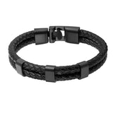 Vintage Leather Bracelet Multilayer Cuff Wristband