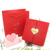 Heart Shaped Jewelry Box for Girl Birthday Mother's Christmas Gift