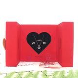 Heart Shaped Jewelry Box for Girl Birthday Mother's Christmas Gift