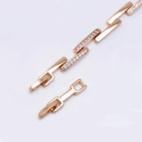 Zircon Square Bracelet Women's Jewelry