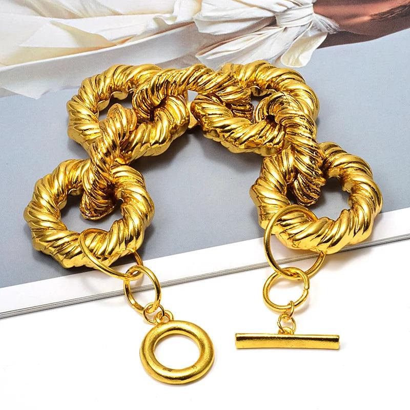 Metal Hoops Bracelet Delicate Jewelry For Women