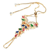 Kinel Indian Zircon Bracelet Vintage Wedding Jewelry