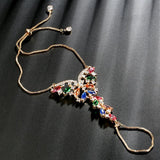 Kinel Indian Zircon Bracelet Vintage Wedding Jewelry