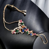 Kinel Indian Zircon Bracelet Vintage Wedding Jewelry