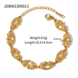 18K Plated Stainless Steel Lips Bracelet