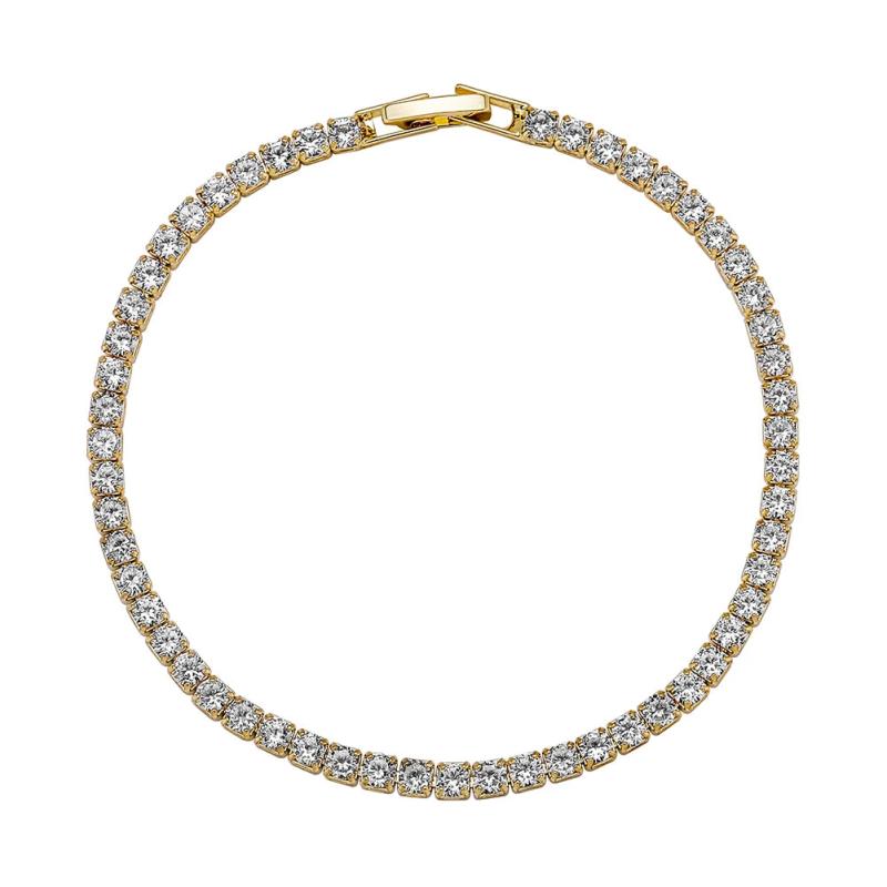Micro Tennis Bracelet Hip Hop Bling Iced Out CZ Jewelry