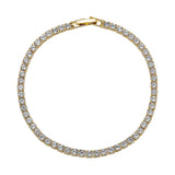 Micro Tennis Bracelet Hip Hop Bling Iced Out CZ Jewelry