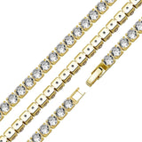 Micro Tennis Bracelet Hip Hop Bling Iced Out CZ Jewelry