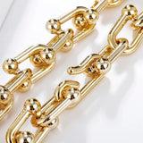 Chunky Thick Chain Choker Necklace Steampunk Acrylic Resin Party Jewelry Collar