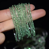 10pcs Rhinestone Bracelet Set Bridal Jewelry Bling Wristband