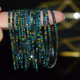 10pcs Rhinestone Bracelet Set Bridal Jewelry Bling Wristband