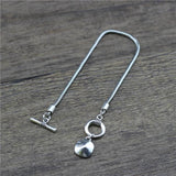 Anslow Retro Antique Silver Snake Chain Bracelet