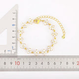 Nidin Zircon Chain Bracelet Adjustable Jewelry For Women