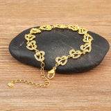 Nidin Zircon Chain Bracelet Adjustable Jewelry For Women