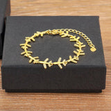 Nidin Zircon Chain Bracelet Adjustable Jewelry For Women