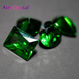 Emerald Green Olive Zircon Jewelry Set