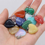 Peach Heart Pendant DIY Jewelry Making 20x20mm