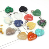 Peach Heart Pendant DIY Jewelry Making 20x20mm