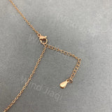 Stainless Steel Kufiya Shape Pendant Necklaces Vintage Scarf Chain Jewelry