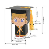 6Pcs Doctor Hat Cap Candy Box Graduation Party Favors