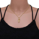 Couple Hugging Pendant Necklaces Valentine Jewelry Gift