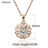 Hollow Flower Statement Necklaces Pendants Woman Collar Chokers