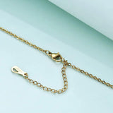 Vintage Stainless Steel Heart Pendant Necklace for Women