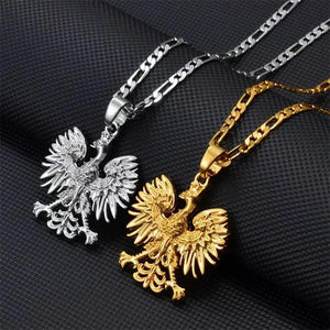 Poland Symbol Eagle Pendant Necklace Polska Poles Jewelry