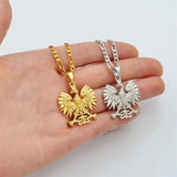 Poland Symbol Eagle Pendant Necklace Polska Poles Jewelry
