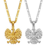 Poland Symbol Eagle Pendant Necklace Polska Poles Jewelry