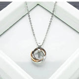 JIALY Stainless Steel Women Pendant Necklace Punk Chain