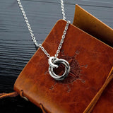 JIALY Stainless Steel Women Pendant Necklace Punk Chain