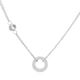 Crystal Pendant Necklace Love Choker Wedding