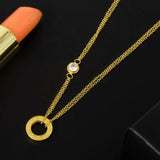 Crystal Pendant Necklace Love Choker Wedding