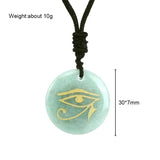 Eye Of Horus Pendant Agate Stones Necklace
