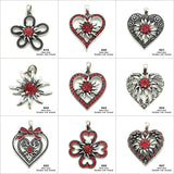 QIDEIHUA Wine Red Pendant Necklace Oktoberfest Party Female Statement Jewelry