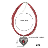 QIDEIHUA Wine Red Pendant Necklace Oktoberfest Party Female Statement Jewelry