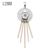 12mm Snap Button Pendants DIY Jewelry No chain