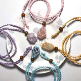 Necklace Cord Stone Holder Replacement Net Bag Adjustable Length