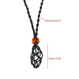 Necklace Cord Stone Holder Replacement Net Bag Adjustable Length