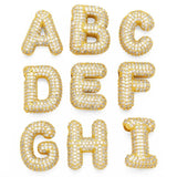 Crystal Letter Pendant Necklace Jewelry Making Component