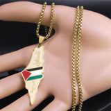 Stainless Steel Pendant Chain Necklace Men Women Jewelry
