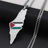 Stainless Steel Pendant Chain Necklace Men Women Jewelry
