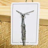 Crystal Cage Necklace Adjustable Metal Neckla